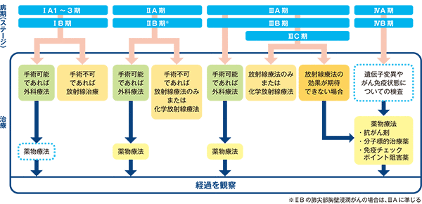 非小細胞肺がんの化学療法にはどのような薬剤が使用されますか?